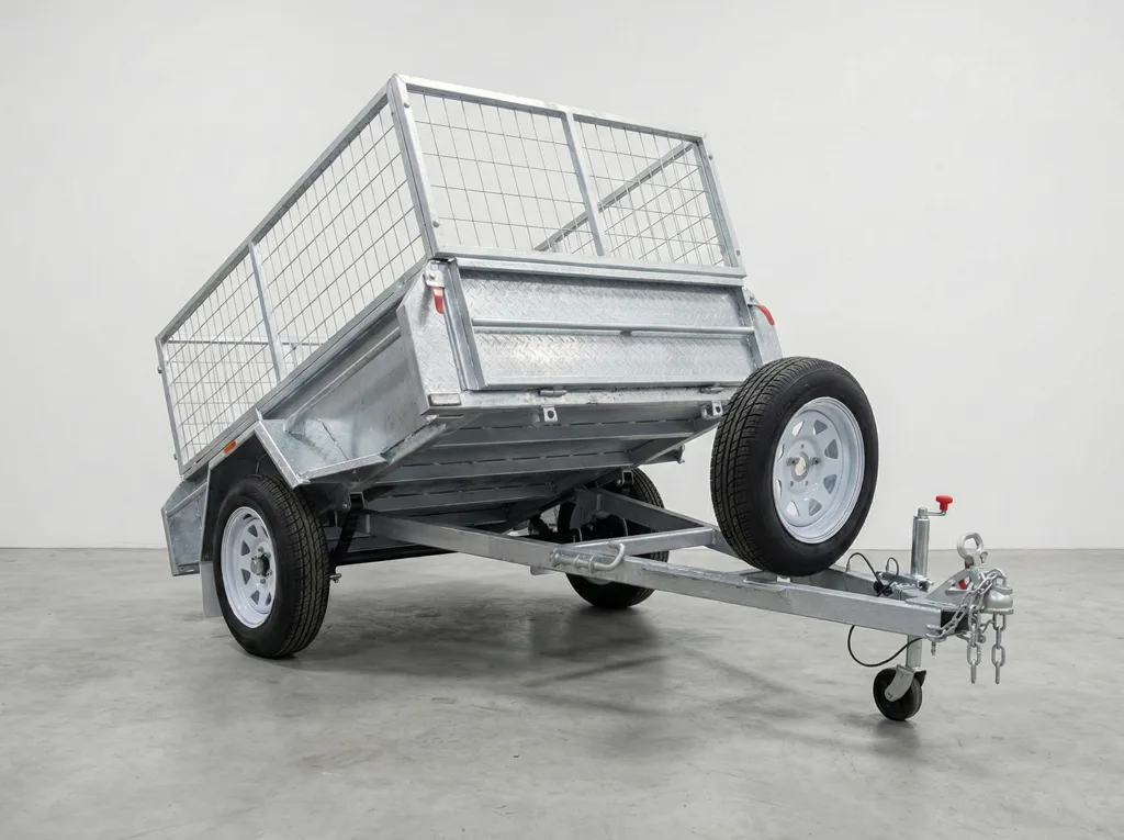 7x4 Galvanised Trailer with 2ft Cage Traralgon