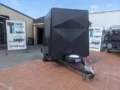 7x5 enclosed van trailer with drop ramp 1