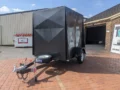 7x5 enclosed van trailer with drop ramp 2