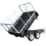 8x5 Hydraulic Tipper trailer for sale with 3ft Cage