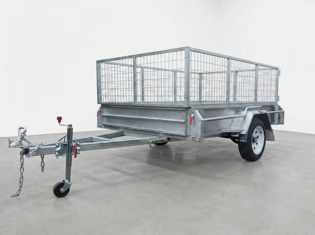 8x5 Galvanised Trailer with 2ft Cage Traralgon