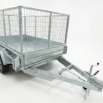 8x5 galvanised tandem 3ft cage trailer for sale traralgon