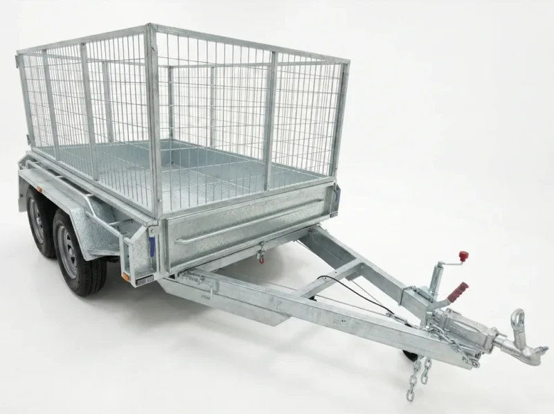 8x5 Tandem Axle Galvanised Cage Trailer for Sale Traralgon | 3ft Cage ...